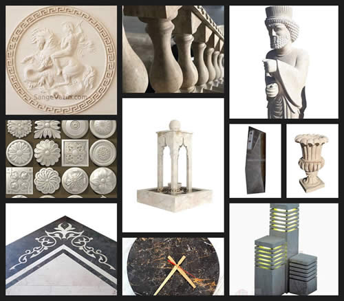 Vazin Stone co – Persia (Iran) building stones and artifacts 