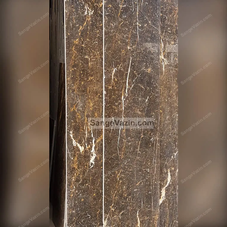 Golden black marble