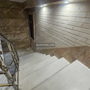 Harsin marble in as stair stones