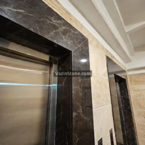 spider marble on elevator frame