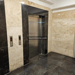 spider marble on elevator marble and floor
