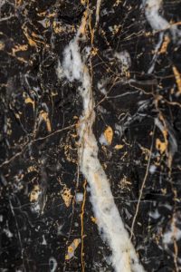 golden black shiny surface