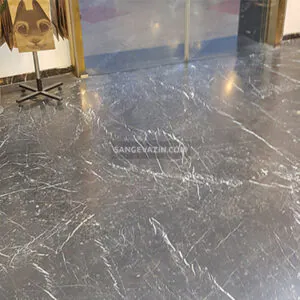 Black and White Marble Floor Stone picture