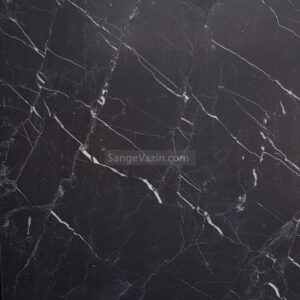 black marble with white vein texture