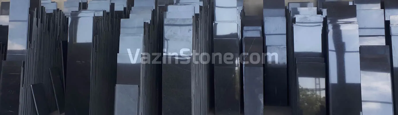 Natanz black granite exposy colored