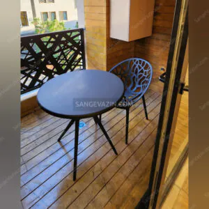 wood marble in patio design