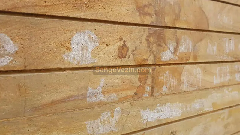 Woody marble efflorescence