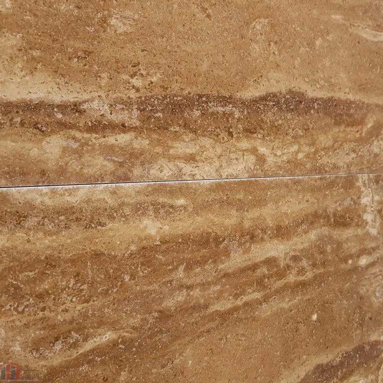 chocolate wavy travertine tile