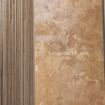 facade travertine light brown kashan