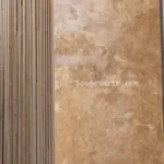facade travertine light brown kashan