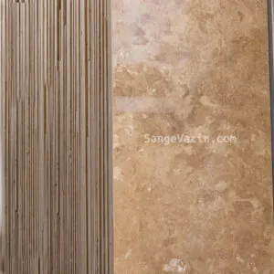 chocolate travertine waveless tile