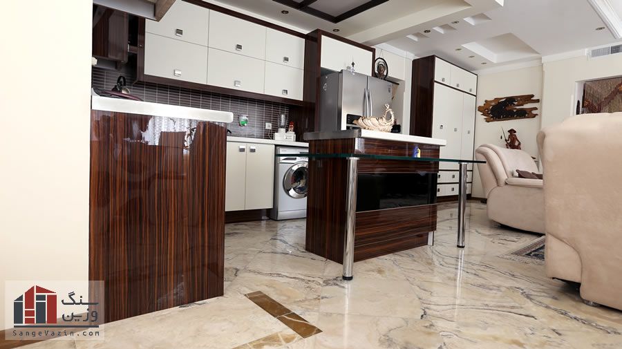 cream floor stone
