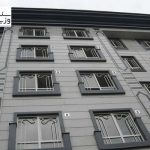 granite on facade - grey granite