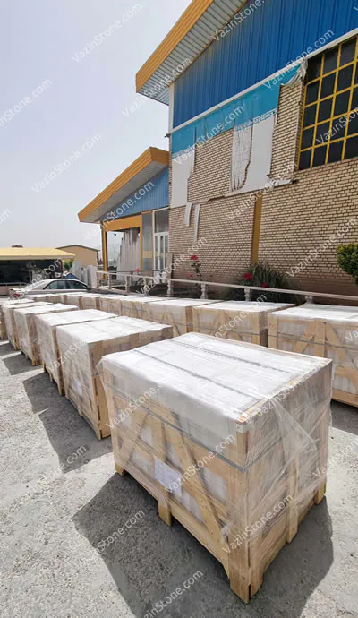 stone tile in the crate