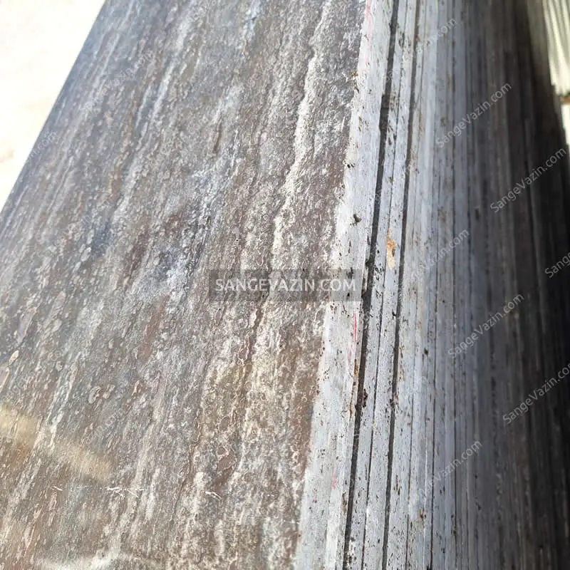 Azarshahr silver travertine stone gp