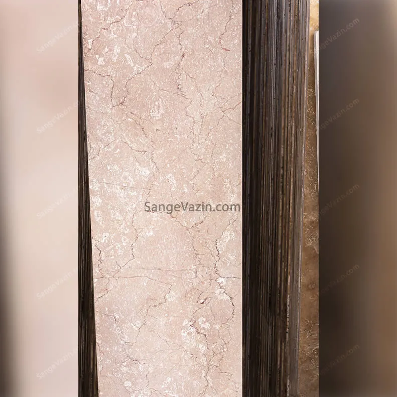 Pink marble stone