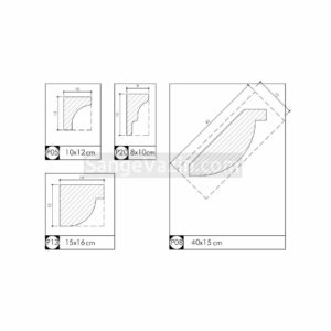 auto cad vector cornice map