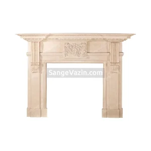 Azar Afrouz Stone Fireplace