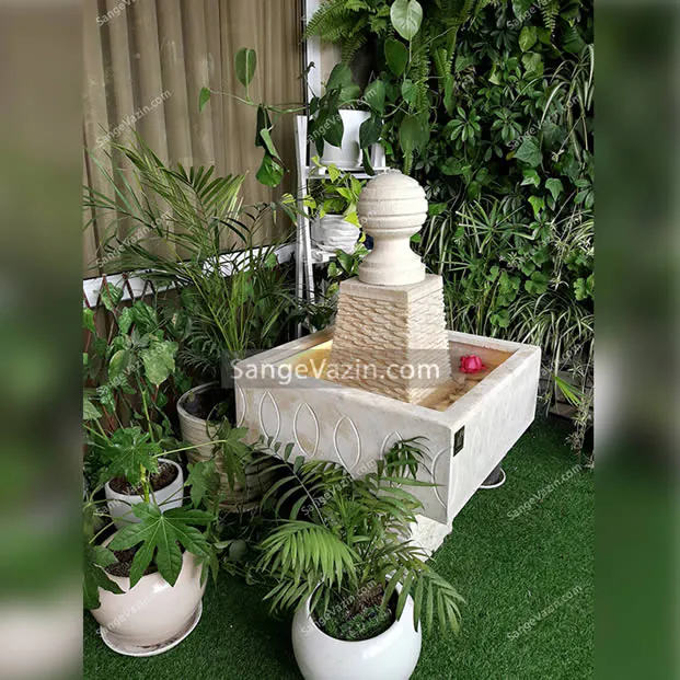 square fountain
