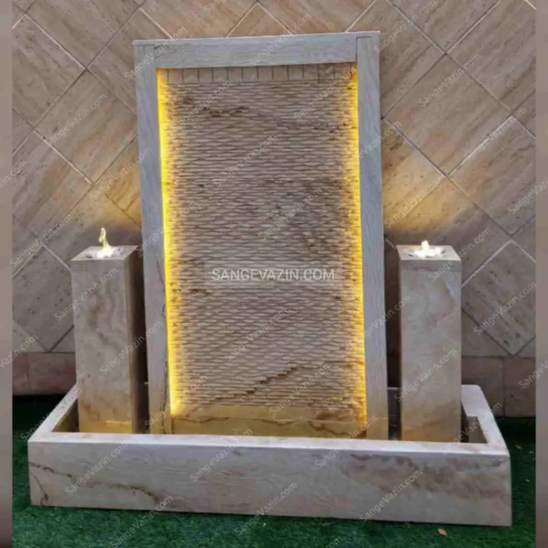 Lighting of Mandana stone fountain