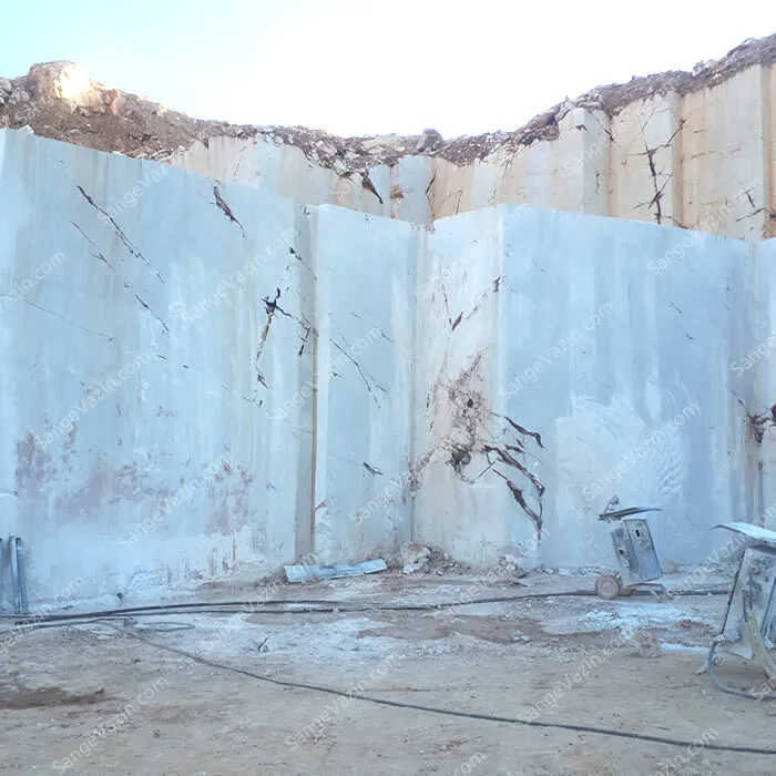 Azna crystal marble stone quarry