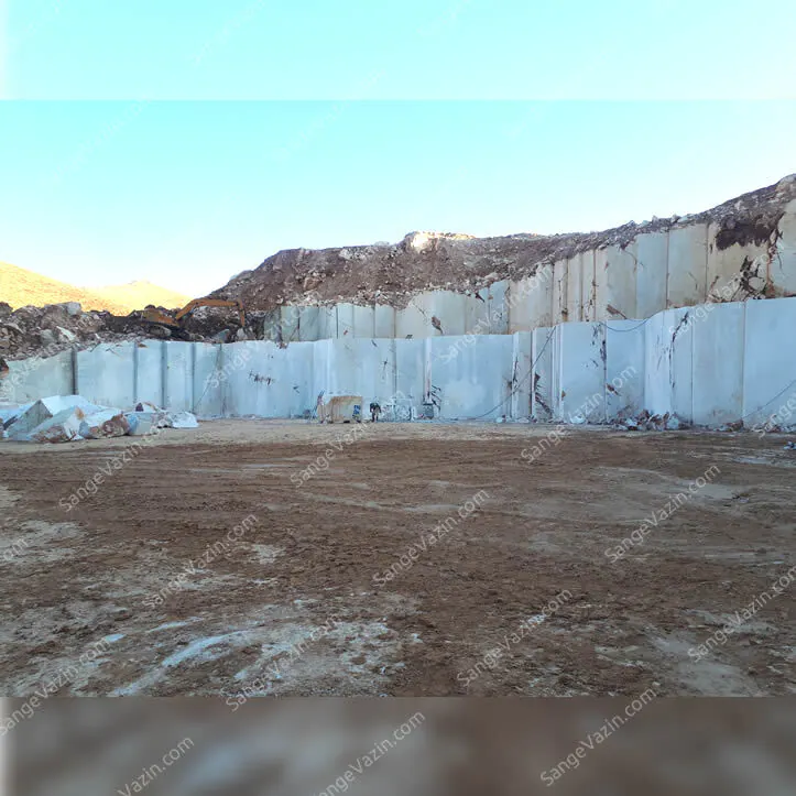 Azna crystal marble stone quarry