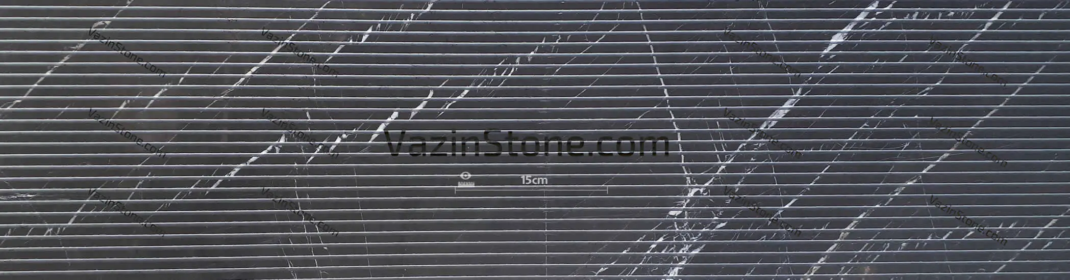 pietra grey cut - black with white streaks stone