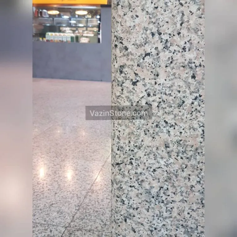 Orange granite floor
