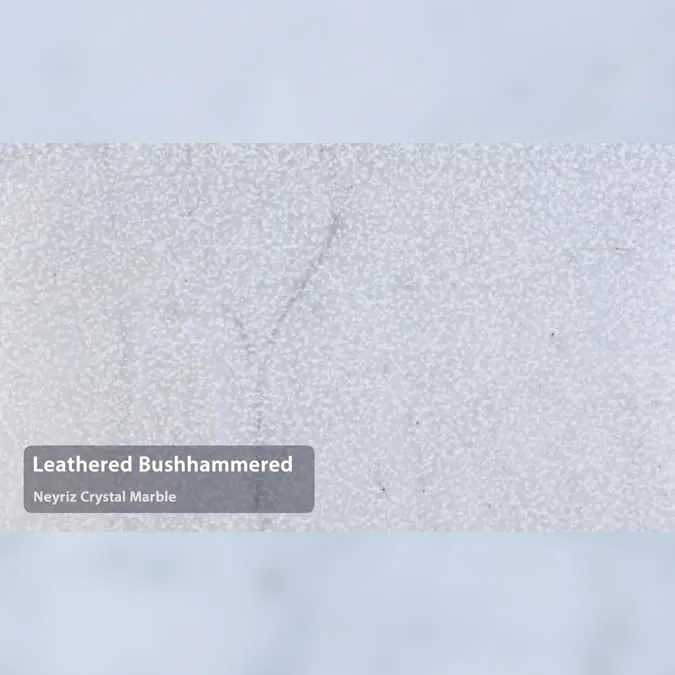 leathered bushhammer Neyriz marble stone