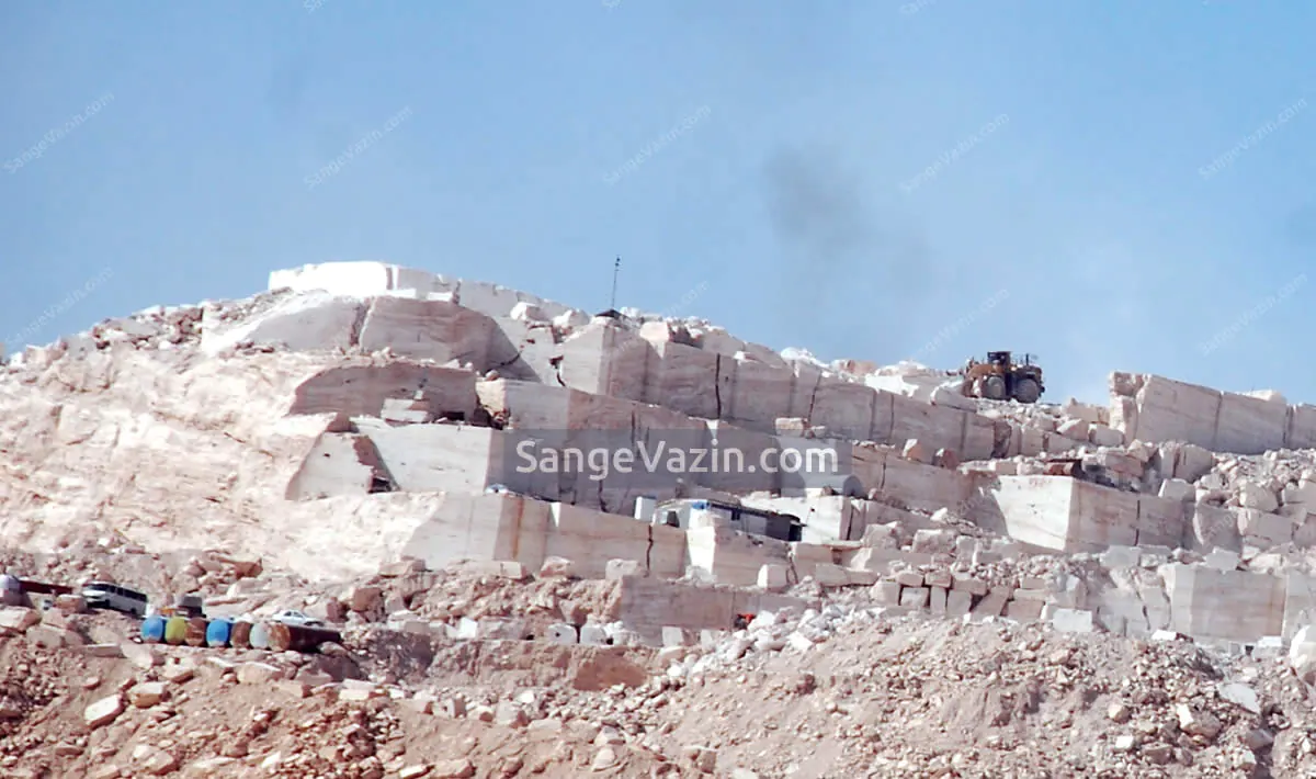 abbas abad travertine quarry