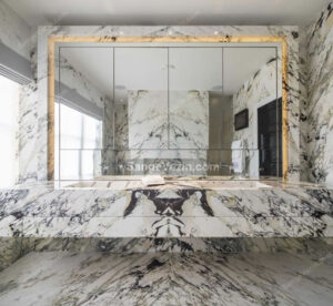 Aligoudarz crystal marble in restroom