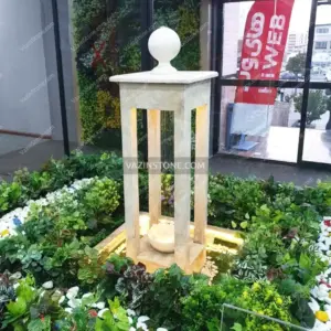 Arta Stone fountain in a garden