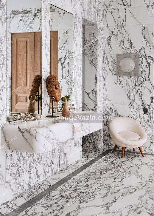 crystal marble bathroom