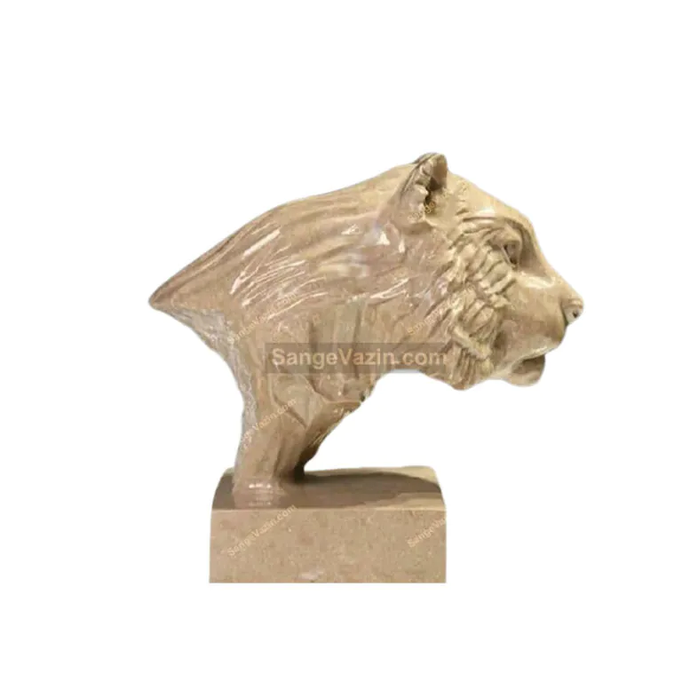 tiger head statue