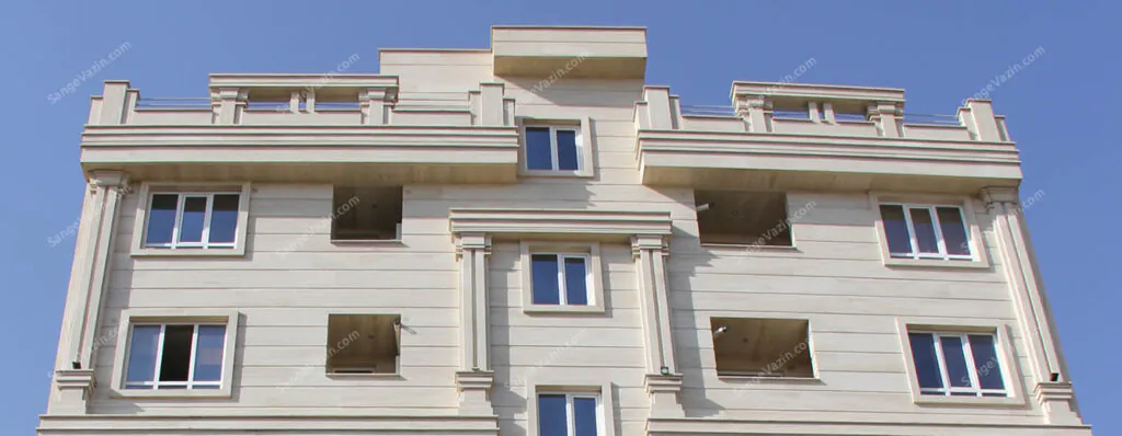 abbasabad iran travertine stone facade