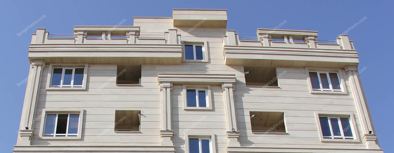 abbasabad iran travertine stone facade