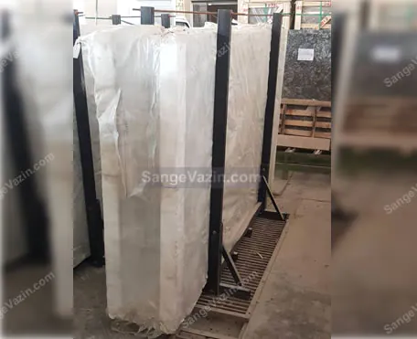 metal stand for stone slab