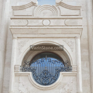 travertine facade windows abbasabad
