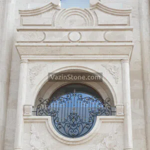 travertine facade windows abbasabad