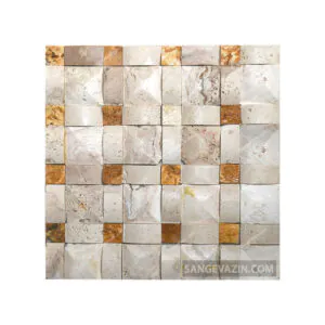 cream quadrate antique stone