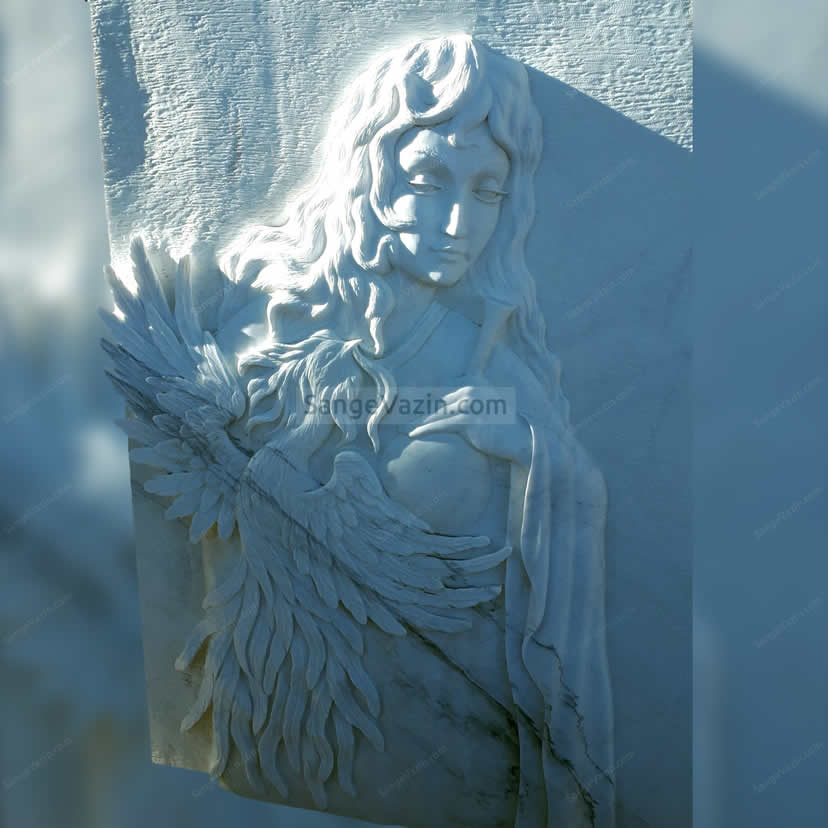 Female stone sculpture
