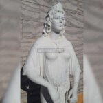 Stone woman sculpture
