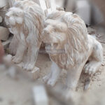 lion stone sculpture