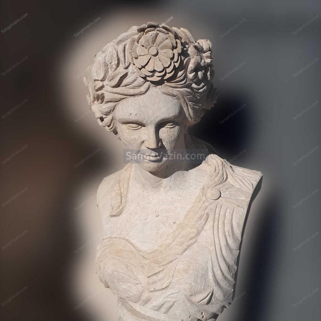 Female stone sculpture