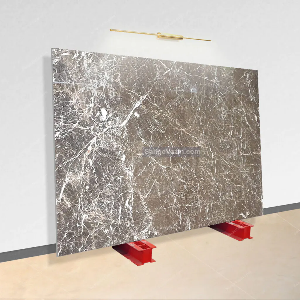white brown stone slab