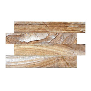 Wood Texture Stacked Stone