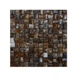 Semicircular Brown Stacked Stone