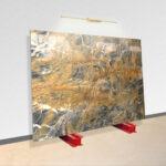 brown gray marble slab - iran stone slab