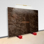 brown marble stone slab