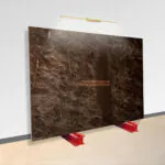 brown marble stone slab